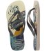 Chinelo Havaianas Harry Potter Fc - Bege e cinza