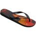 Chinelo Havaianas Hype FC - Preto e Laranja