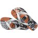 Chinelo Havaianas Kids Athletic - Grafite e Laranja