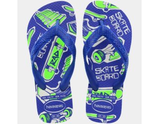 Chinelo Infantil Havaianas Top Athletic Kids - Azul e Verde