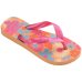 Chinelo Havaianas Kids Flores Menina - Amarelo e Rosa