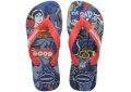 Sandália Infantil Havaianas Kids Heróis DC - Azul e Vermelho