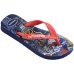 Sandália Infantil Havaianas Kids Heróis DC - Azul e Vermelho