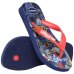 Sandália Infantil Havaianas Kids Heróis DC - Azul e Vermelho
