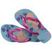 Chinelo Infantil Havaianas Kids Top Pets Menina - Azul e Rosa