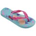 Chinelo Infantil Havaianas Kids Top Pets Menina - Azul e Rosa