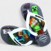 Chinelo Infantil Havaianas Kids Minecraft - Cinza e Branco