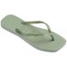 Chinelo Havaianas Slim Square Logo Metallic Feminino - Verde
