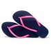 Sandália Havaianas Slim Logo Pop-Up Feminina - Marinho