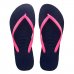 Sandália Havaianas Slim Logo Pop-Up Feminina - Marinho