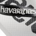 Chinelo Havaianas Top Logomania 2 - Branco e Preto