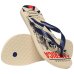Chinelo Havaianas Marvel Logomania Masculino - Azul e Bege