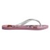 Chinelo Havaianas Slim Pets Feminino - Rosa e Branco