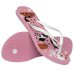 Chinelo Havaianas Slim Pets Feminino - Rosa e Branco