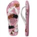 Chinelo Havaianas Slim Pets Feminino - Rosa e Branco