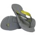 Chinelo Havaianas Power 2.0 Masculino - Cinza e Verde