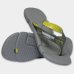 Chinelo Havaianas Power 2.0 Masculino - Cinza e Verde