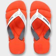 Chinelo Havaianas Power 2.0 Masculino - Laranja e Cinza