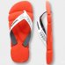 Chinelo Havaianas Power 2.0 Masculino - Laranja e Cinza