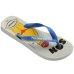 Chinelo Havaianas Simpsons Masculino - Branco e Azul