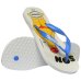 Chinelo Havaianas Simpsons Masculino - Branco e Azul