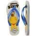 Chinelo Havaianas Simpsons Masculino - Branco e Azul