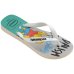 Chinelo Havaianas Simpsons Masculino - Branco e Cinza