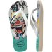 Chinelo Havaianas Simpsons Masculino - Branco e Cinza