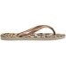 Chinelo Havaianas Slim Animals Feminino - Bege