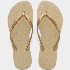 Chinelo Havaianas Slim Tradicional Feminino - Areia