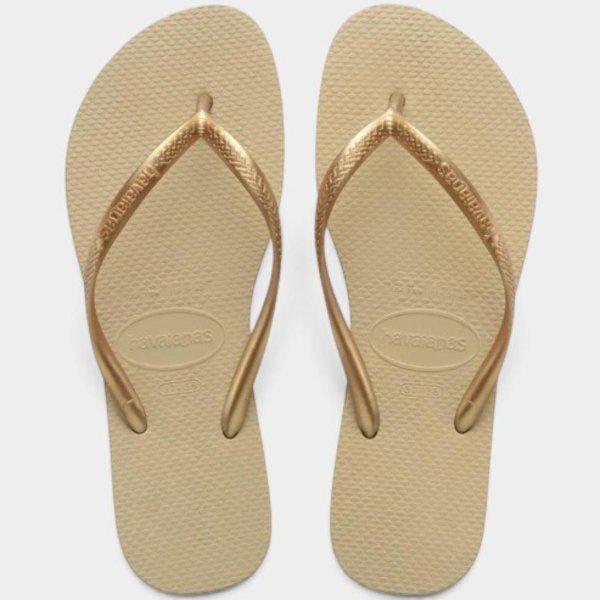 Chinelo Havaianas Slim Tradicional Feminino - Areia