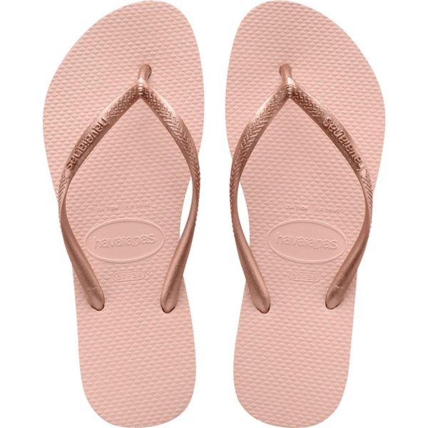 Chinelo Havaianas Slim Tradicional Feminino - Rose