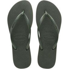 Chinelo Havaianas Slim Tradicional Feminino - Verde Oliva