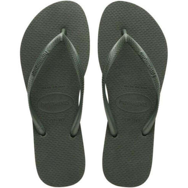 Chinelo Havaianas Slim Tradicional Feminino - Verde Oliva