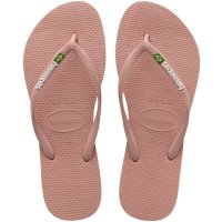 Chinelo Havaianas Slim Brasil Feminino - Rosa
