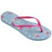 Chinelo Havaianas Slim Disney Feminino - Azul e Rosa