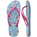Chinelo Havaianas Slim Disney Feminino - Azul e Rosa