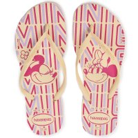 Chinelo Havaianas Slim Disney Feminino - Creme