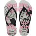 Chinelo Havaianas Slim Disney Feminino - Preto e Rosa