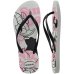 Chinelo Havaianas Slim Disney Feminino - Preto e Rosa