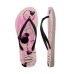 Chinelo Havaianas Slim Disney Feminino - Rosa e Preto