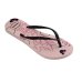 Chinelo Havaianas Slim Disney Feminino - Rosa e Preto