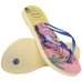 Chinelo Havaianas Slim Disney Menina - Rosa e Azul