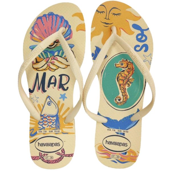 Chinelo Havaianas Slim Fresh Feminino - Amarelo