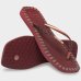 Chinelo Havaianas Slim Glitter Contour Feminino - Vermelho