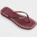 Chinelo Havaianas Slim Glitter Contour Feminino - Vermelho