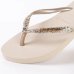 Chinelo Havaianas Slim Glitter II Feminino - Areia