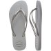 Chinelo Havaianas Slim Gloss Feminino - Cinza