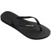 Chinelo Havaianas Slim Logo Metallic Feminino - Preto