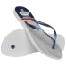 Chinelo Havaianas Slim Nautical Feminino - Marinho e Vermelho